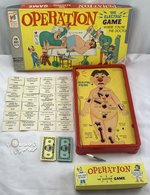 Operation Game - 1965 - Milton Bradley - Good Condition