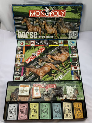 Monopoly Horse Lovers Edition - 2007 - USAopoly - Great Condition