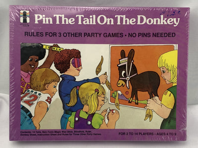 Pin the Tail on the Donkey - 1975 - Rainbow Works - New/Sealed