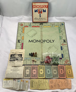 Monopoly Board Game - 1936 - Parker Brothers - Good Condition