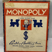 Monopoly Board Game - 1936 - Parker Brothers - Good Condition