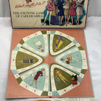 What Shall I Be? The Exciting Career Game for Girls - 1966 - Selchow & Righter - Good Condition