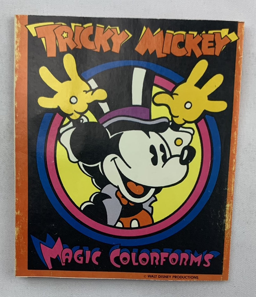 Tricky Mickey Magic Colorforms - 1987 - Very Good Condition | Mandi's ...