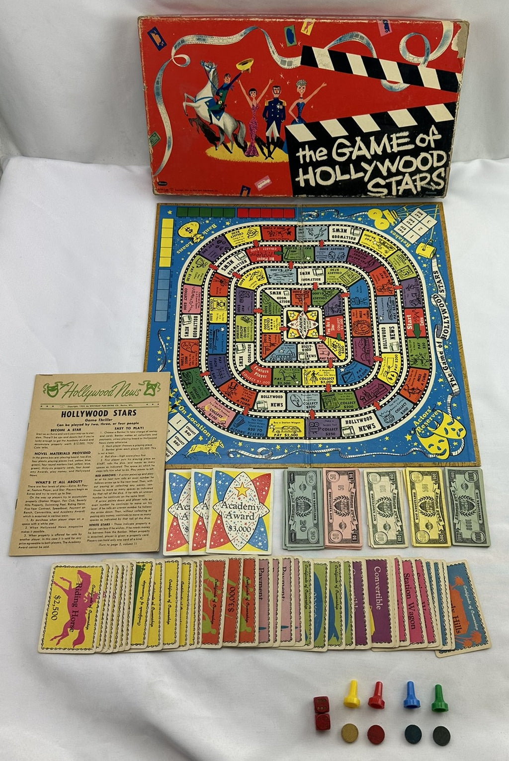 The Game of Hollywood Stars - 1955 - Whitman - Great Condition