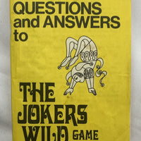 The Jokers Wild Game - 1973 - Milton Bradley - Very Good Condition