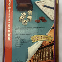Yahtzee Bookshelf Edition Wood Bookshelf - 2005 - Milton Bradley - Great Condition