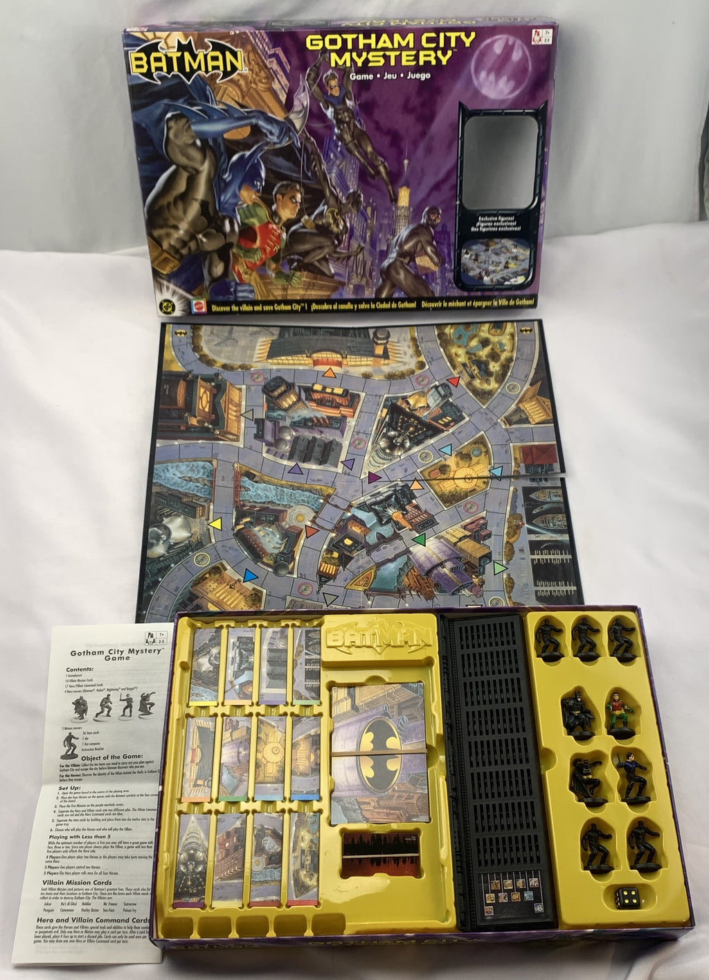 Batman: Gotham City Mystery Game - 2003 - Mattel - Great Condition