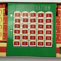 Concentration Game 2nd Edition - 1960 - Milton Bradley - Good Condition