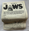 Jaws Game - 1975 - Ideal - Great Condition