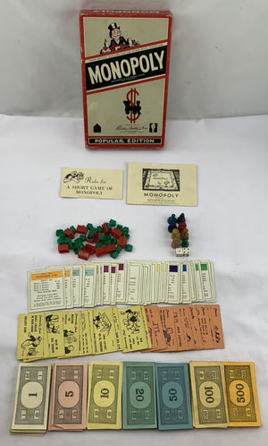 Monopoly Popular Edition - 1954 - Parker Brothers - Great Condition