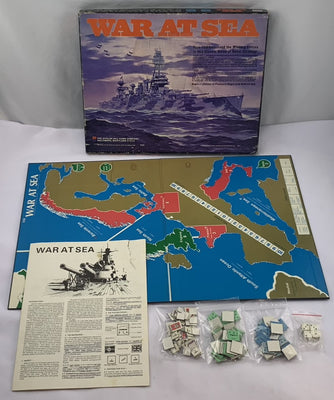 War at Sea Game - 1976 - Avalon Hill - Great Condition