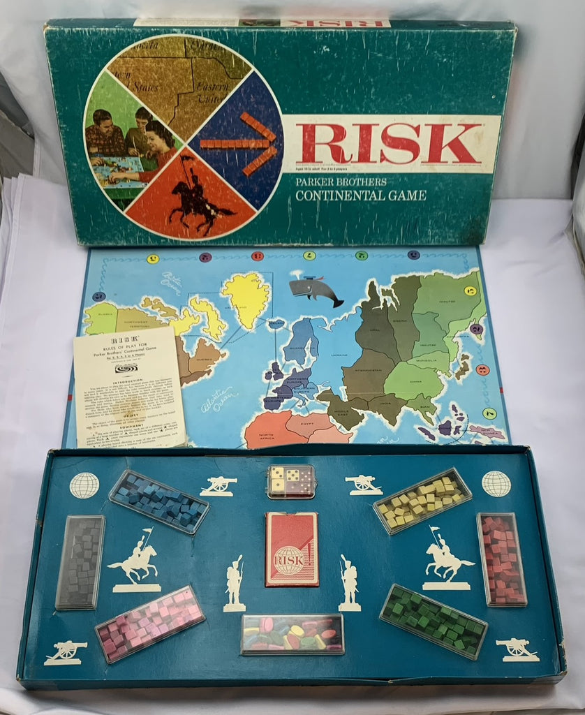 Classic Risk Pieces Risk Game Wood Pieces - 1963 - Parker Brothers - Great Condition ...