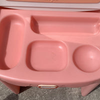 Little Tikes Pink Vanity Salon Desk Victorian Pink Chair Clean in Very Good Condition