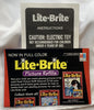 Lite Brite - 1992 - 6 Unpunched Sheets - 200+ Pegs - Working - Great Condition