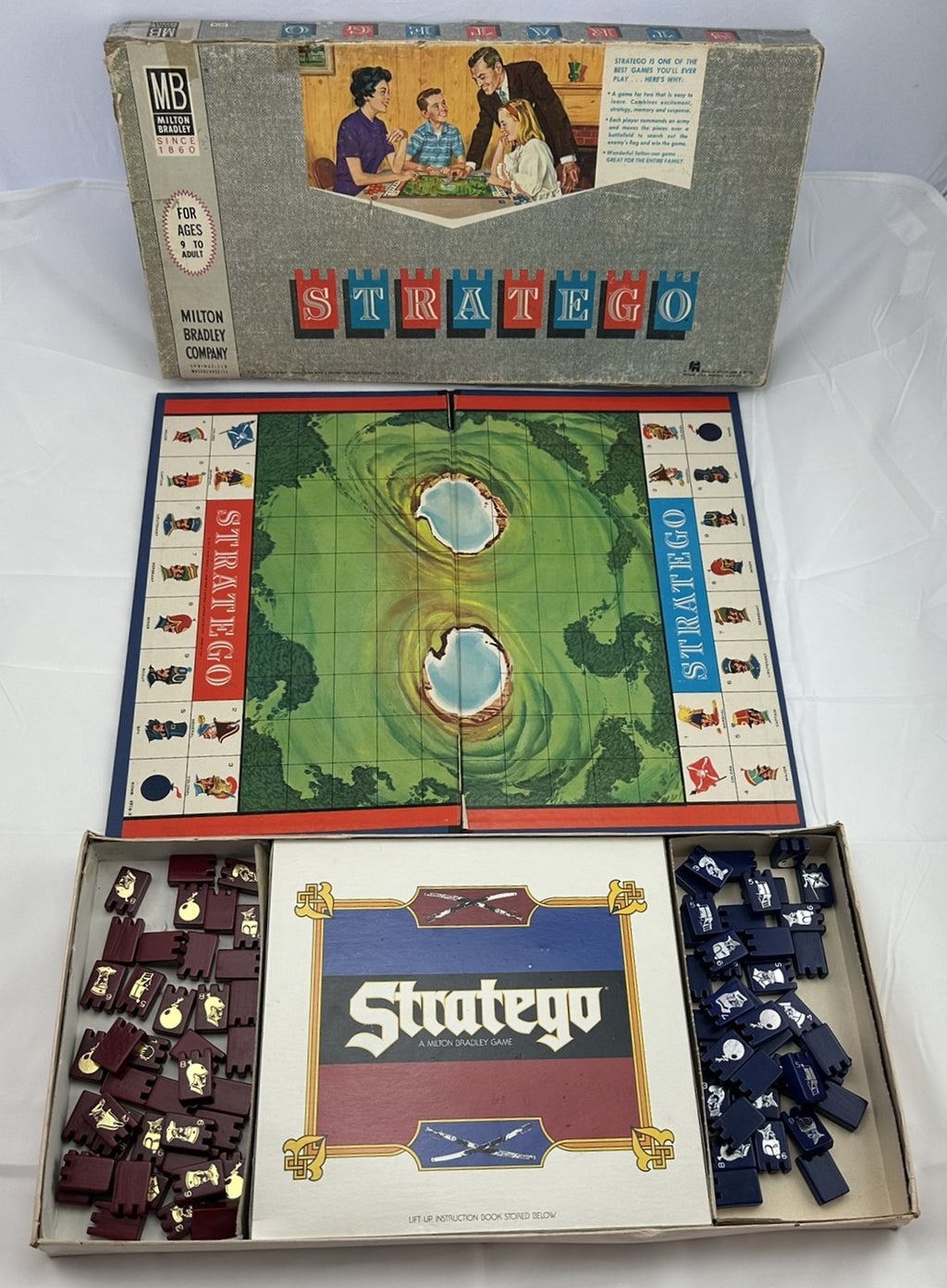 Stratego Game - 1962 - Milton Bradley - Good Condition