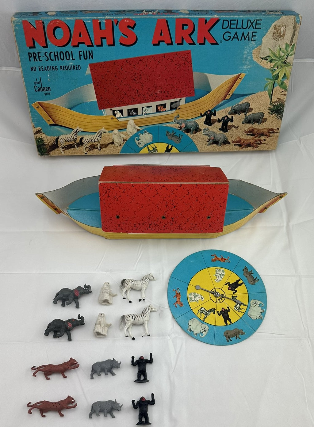 Noahs Ark Game - 1972 - Cadaco - Good Condition