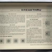 Breakthru Game - 1965 - 3M - Great Condition