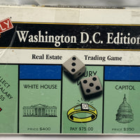Washington DC Edition Monopoly Game - 1995 - USAopoly - Good Condition