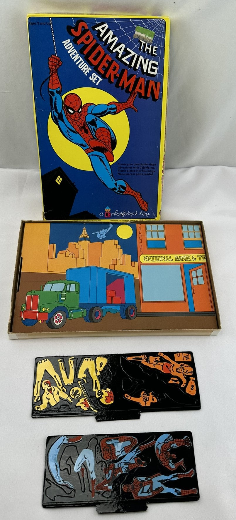 The Amazing Spider-man Adventure Set Colorforms - 1974