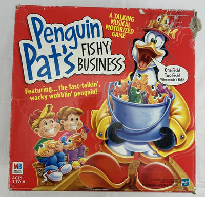 Penguin Pat's Fishy Business Game - 2002 - Milton Bradley - Great Condition