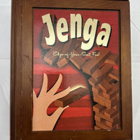 Jenga Game Wood Book Collection - 2006 - Milton Bradley - Good Condition
