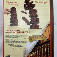 Jenga Game Wood Book Collection - 2006 - Milton Bradley - Good Condition