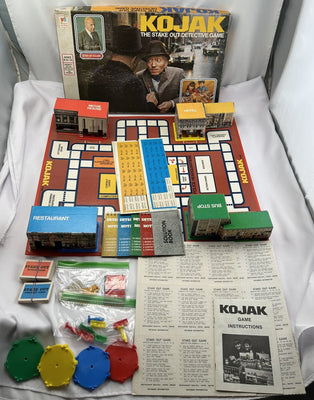 Kojak Detective Game - 1975 - Milton Bradley - Great Condition