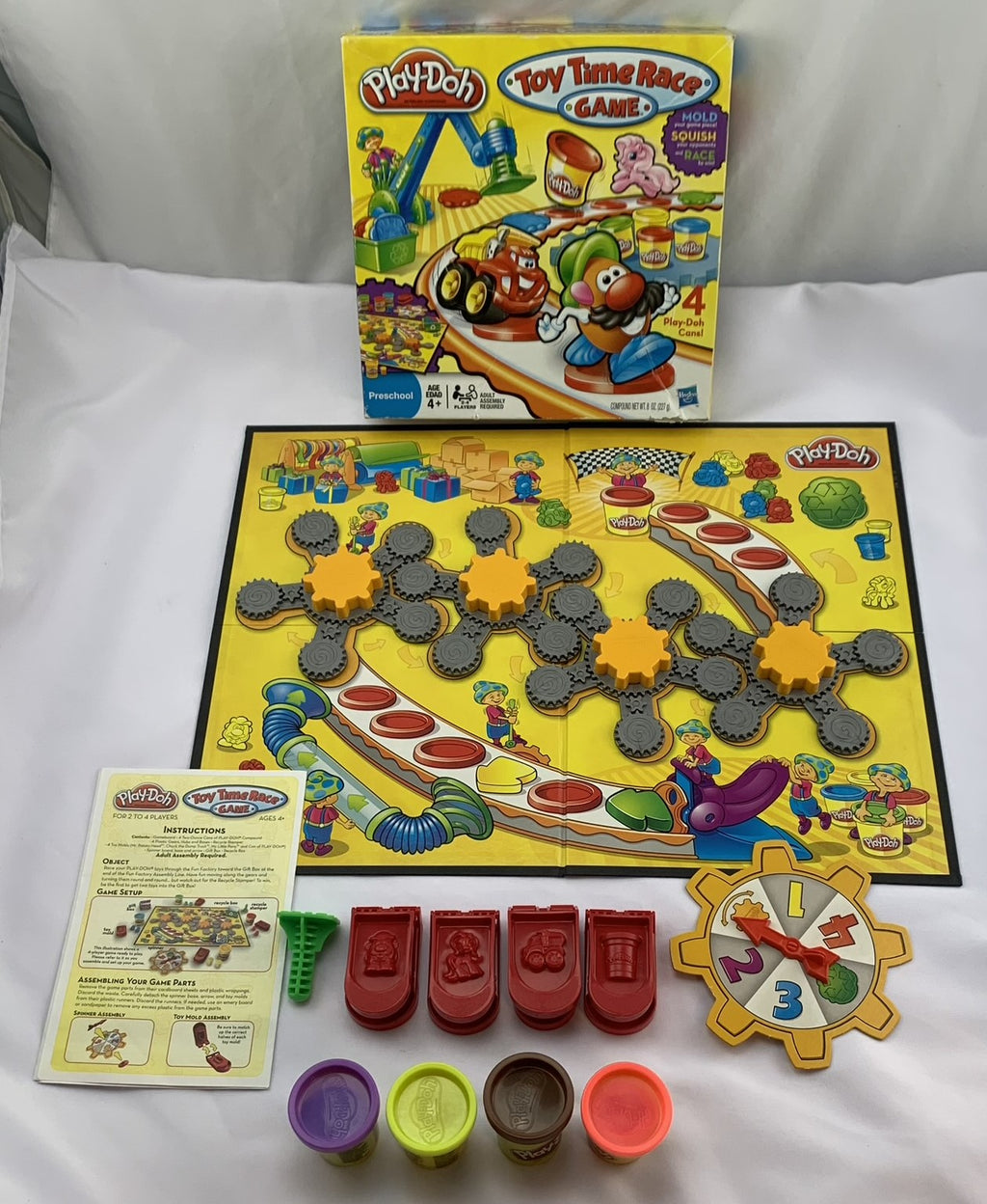 Play-Doh Toy Time Race Game - 2010 - Hasbro - Great Condition