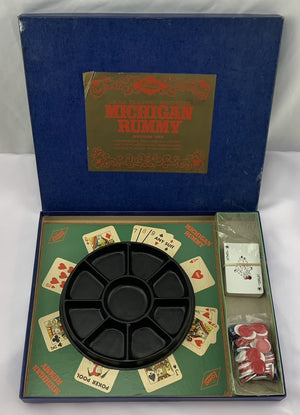 Michigan Rummy Game - 1963 - E.S. Lowe - Great Condition