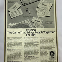 Reunion Board Game - 1979 - Ungame Co. - Great Condition