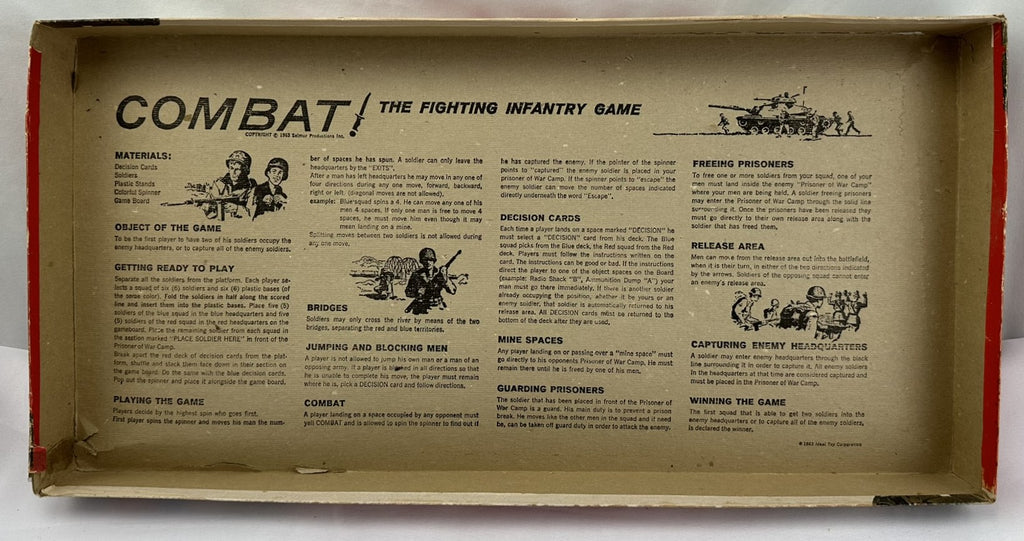 Combat Game - 1963 - Ideal - Good Condition | Mandi's Attic Toys