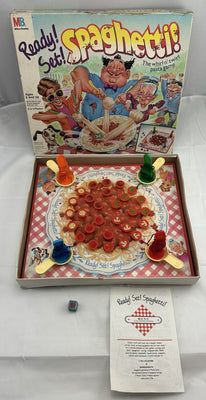 Ready! Set! Spaghetti! Game - 1989 - Milton Bradley - Good Condition