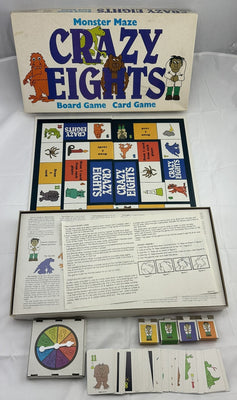 Crazy Eights Monster Maze Game - Warren - Great Condition