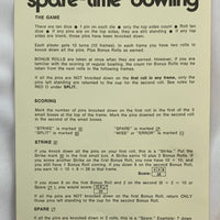Spare Time Bowling Game - 1965 - Lakeside Games - Great Condition