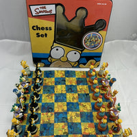 Simpsons Chess Set in Tin - 2000 - Cardinal - Great Condition (Copy)