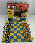 Simpsons Chess Set in Tin - 2000 - Cardinal - Great Condition (Copy)