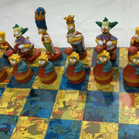 Simpsons Chess Set in Tin - 2000 - Cardinal - Great Condition (Copy)