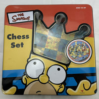 Simpsons Chess Set in Tin - 2000 - Cardinal - Great Condition (Copy)