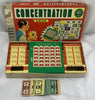 Concentration Game 2nd Edition - 1960 - Milton Bradley - Good Condition