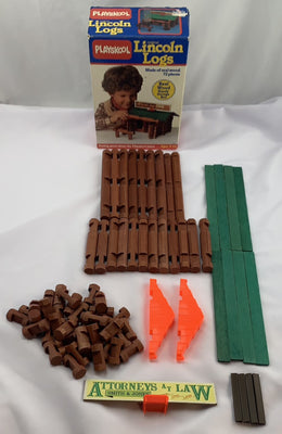 Lincoln Logs Set 884 - Playskool - Complete - Great Condition