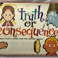 Truth or Consequences Game - 1962 - Lowell Toy - Very Good Condition
