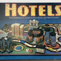 Hotels Board Game - 1987 - Milton Bradley - Great Condition