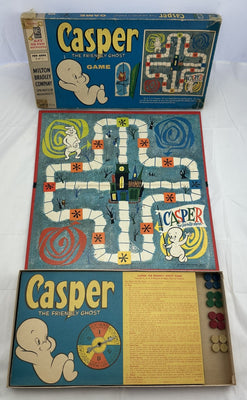 Casper the Friendly Ghost Game - 1959 - Milton Bradley - Good Condition