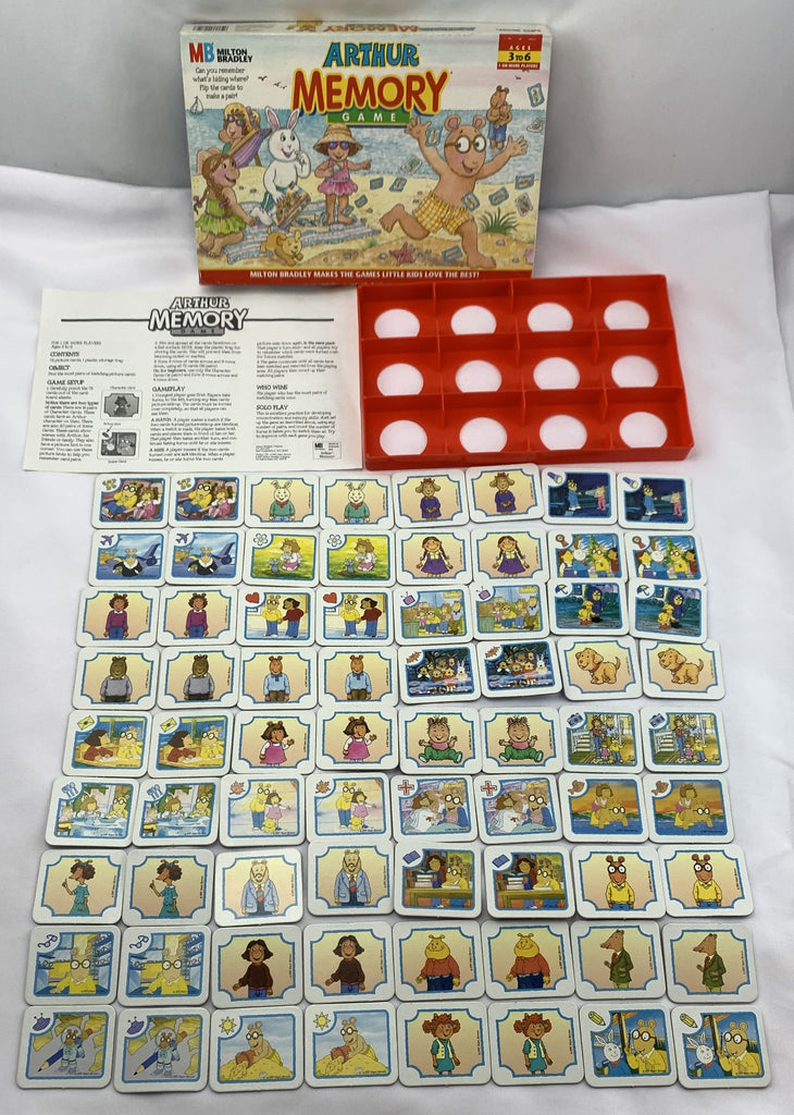 Arthur Memory Game - 1997 - Milton Bradley - Great Condition | Mandi's ...