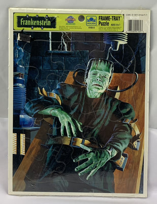 Frankenstein Frame Tray Puzzle - 1991 - Golden - New