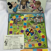 Mickey's Playground Board Game - 1988 - Golden - Great Condition