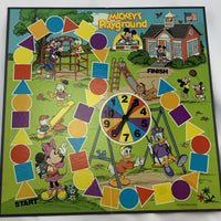 Mickey's Playground Board Game - 1988 - Golden - Great Condition