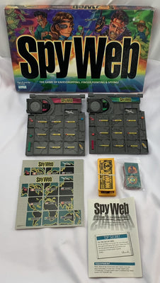 Spy Web Board Game - 1997 - Parker Brothers - Great Condition