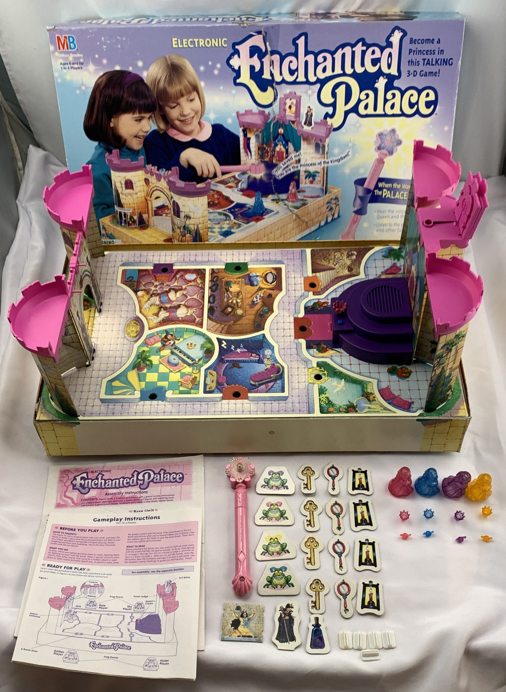 Enchanted Palace Board Game - 1994 - Milton Bradley - Very Good Condition