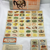 Cowboy Lotto Game - Milton Bradley - 1958 - Good Condition